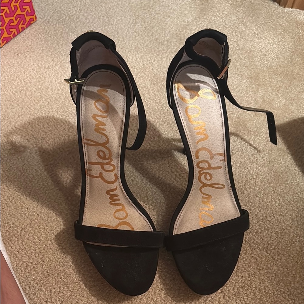 Sam Edelman Black Heeled Shoes Classic Design